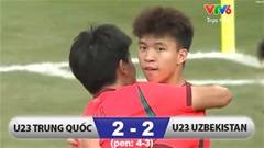 Kết quả U23 Trung Quốc vs U23 Uzbekistan: U23 Trung Quốc giành Huy chương đồng